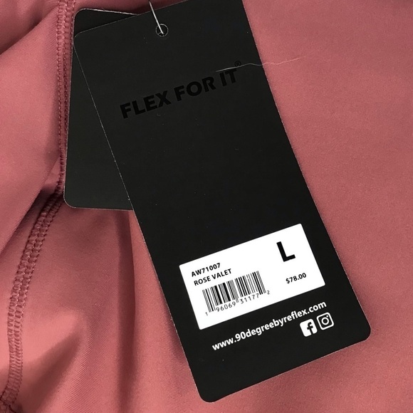 New! 90 Degree Crossover High Waist Ankle Active Athletic Running Yoga Leggings - Picture 11 of 12